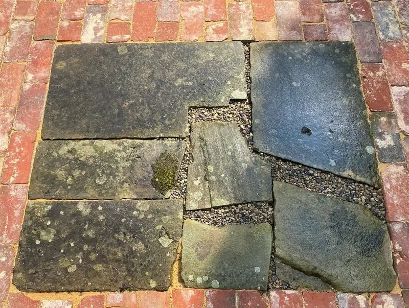 A patio from reclaimed York stone, Burgess Hill (photo 5 of 5)
